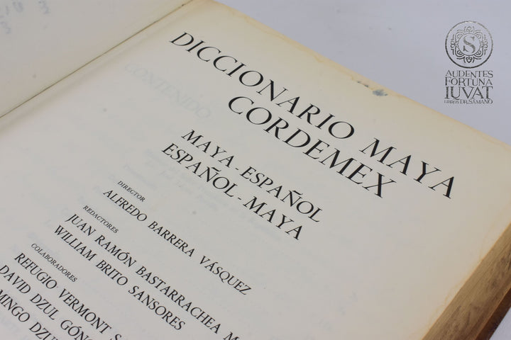 Diccionario Maya Cordemex - ALFREDO BARRERA VÁZQUEZ DIR.