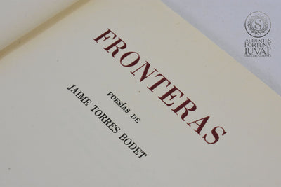 "Fronteras" - JAIME TORRES BODET