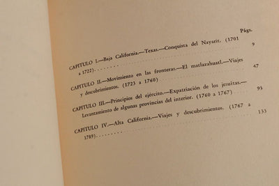 "Historia de la dominación española en México" 4 volúmenes MANUEL OROZCO Y BERRA