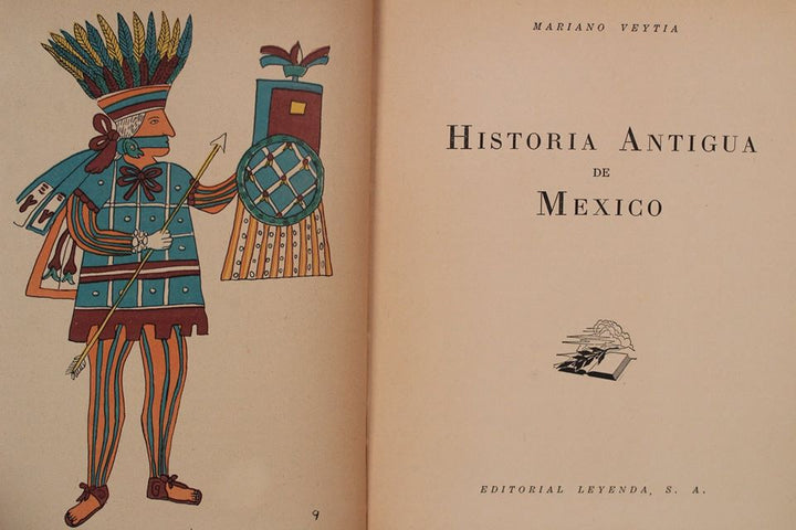 "Historia Antigua de México" 2 volúmenes MARIANO VEYTIA