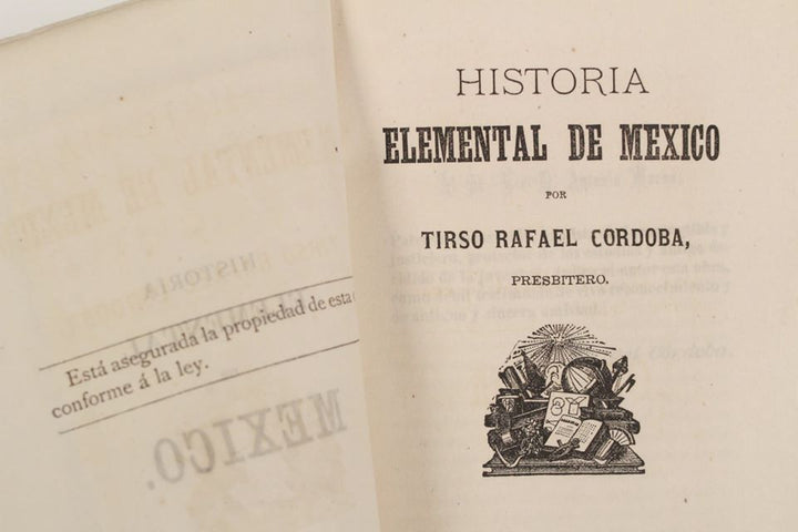 "Historia elemental de México" TIRSO RAFAEL CÓRDOBA