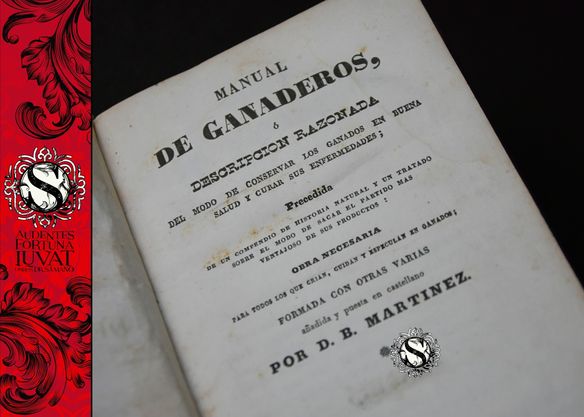 "Manual de Ganaderos"  D. B. MARTÍNEZ