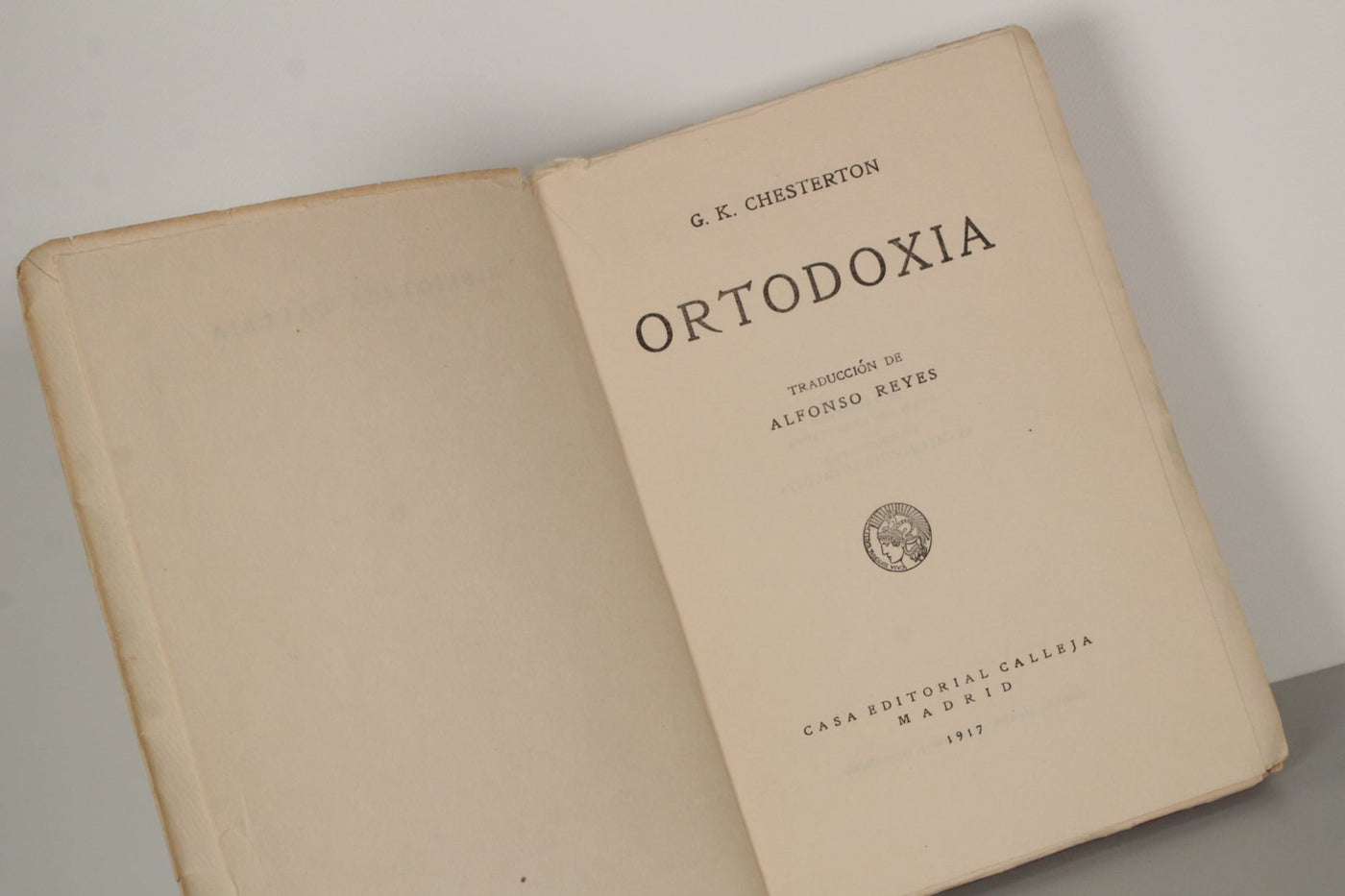 "Ortodoxia" G. K. CHESTERTON  