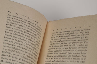"Ortodoxia" G. K. CHESTERTON  