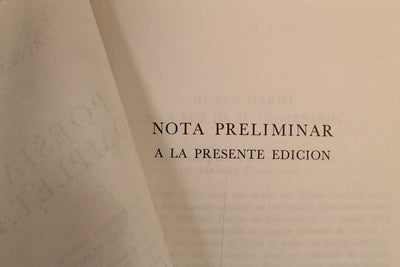 "Poesías completas" RUBEN DARÍO